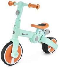 Детский трехколесный велосипед 3в1, мятный цвет цена и информация | Трехколесные велосипеды | 220.lv