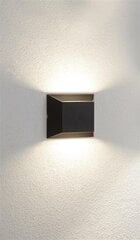 Āra sienas lampa Searchlight Delaware 5111BK, melns, 1 gab. cena un informācija | Āra apgaismojums | 220.lv