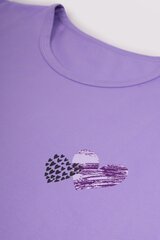 Женская ночная рубашка YoClub PJN-023 (Фиолетовая) цена и информация | Женские пижамы, ночнушки | 220.lv