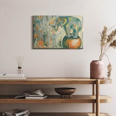 Glezna Gleznota ziloņa figūra uz bumbas цена и информация | Картины | 220.lv