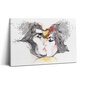 Glezna Abstrakts mīlas pāra skūpsts cena un informācija | Gleznas | 220.lv