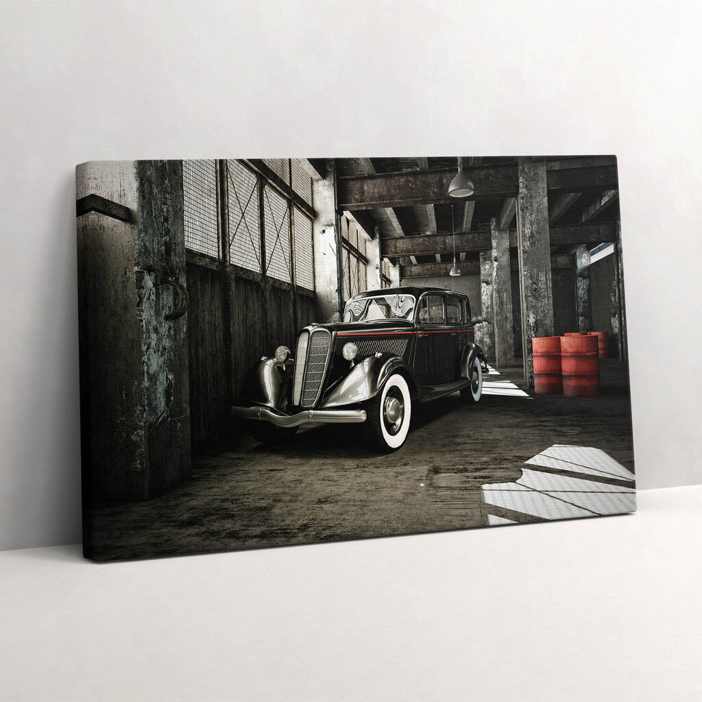 Glezna Klasisks auto vecā rūpnīcā cena un informācija | Gleznas | 220.lv