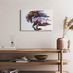 Glezna Akvareļa zirga galva skrien cena un informācija | Gleznas | 220.lv