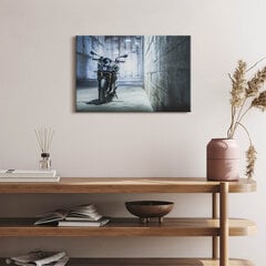 Glezna Motocikls pilsētas betona alejā cena un informācija | Gleznas | 220.lv