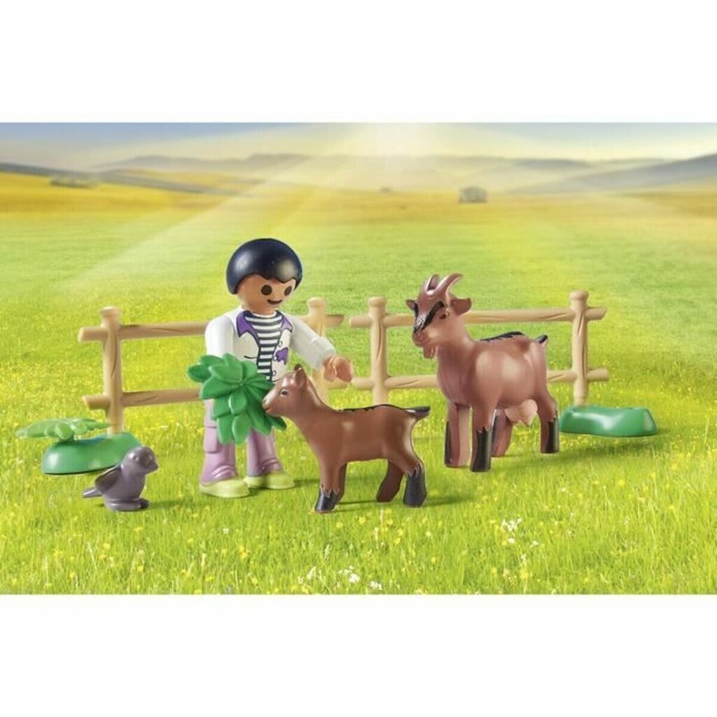 71442 Playmobil lauku traktors ar piekabi un ūdens tvertni, 117 daļas цена и информация | Konstruktori | 220.lv