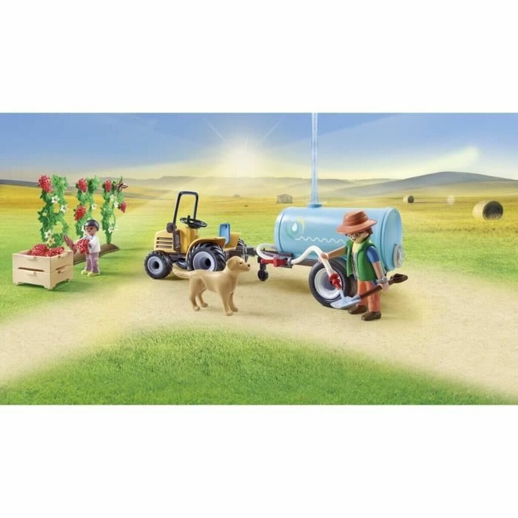 71442 Playmobil lauku traktors ar piekabi un ūdens tvertni, 117 daļas цена и информация | Konstruktori | 220.lv