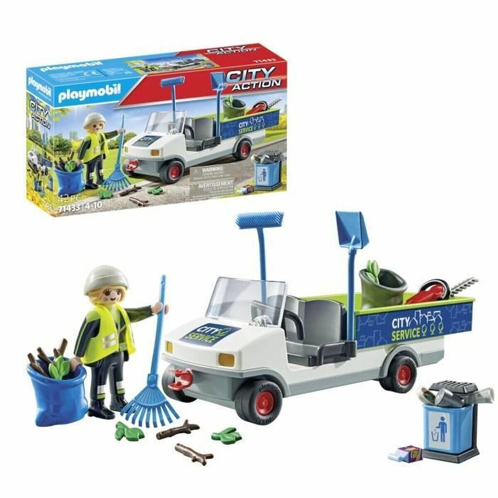 71433 Playmobil City Action Ielu tīrīšana ar elektrisko transportlīdzekli, 42 daļas цена и информация | Konstruktori | 220.lv