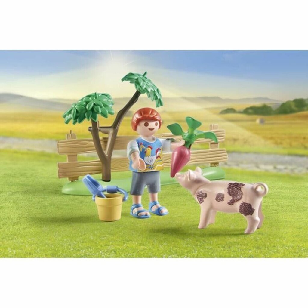 71443 Playmobil Lauku Vecvecāki ar sakņu dārzu, 69 gab cena un informācija | Konstruktori | 220.lv