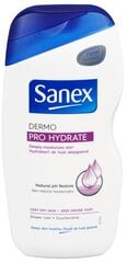 Dušas želeja Sanex Dermo Pro Hydrate sievietēm, 2x500 ml cena un informācija | Dušas želejas, eļļas | 220.lv