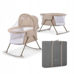 Šūpulis Kinderkraft Lovi, brown, 85 x 61 x 88 cm cena un informācija | Manēžas | 220.lv