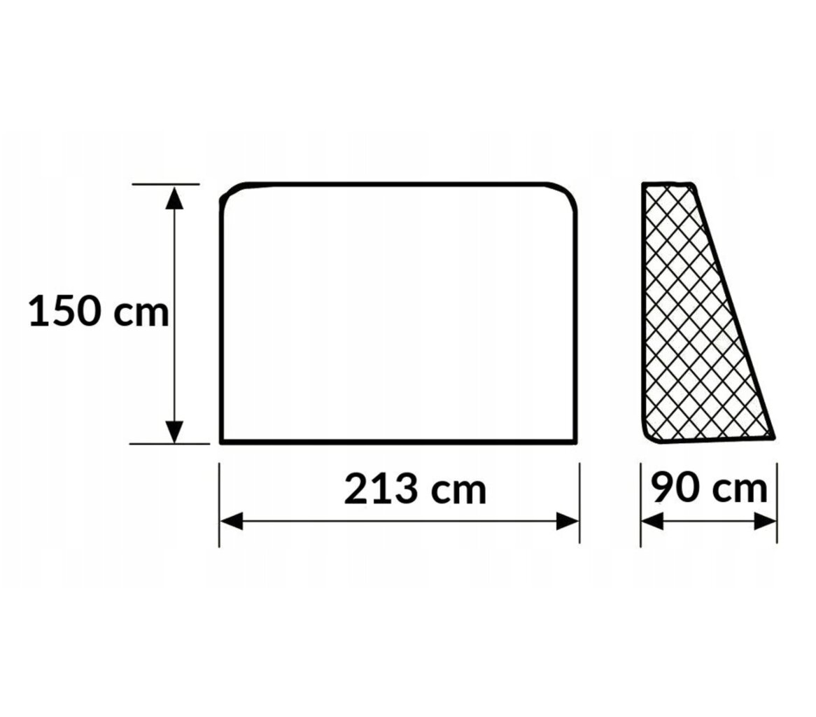 Futbola vārti Omna, 213x150x90 cm цена и информация | Futbola vārti un tīkls | 220.lv