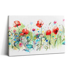 Glezna uz audekla Magoņu ziedi pļavā цена и информация | Картины | 220.lv