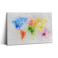 Glezna Pasaules karte cena un informācija | Gleznas | 220.lv