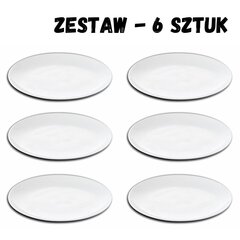 WILMAX Обеденная тарелка 23 см - набор из 6 шт. цена и информация | Посуда, тарелки, обеденные сервизы | 220.lv