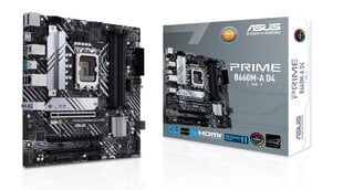 Asus Prime B660M-A D4-CSM cena un informācija | Mātesplates | 220.lv