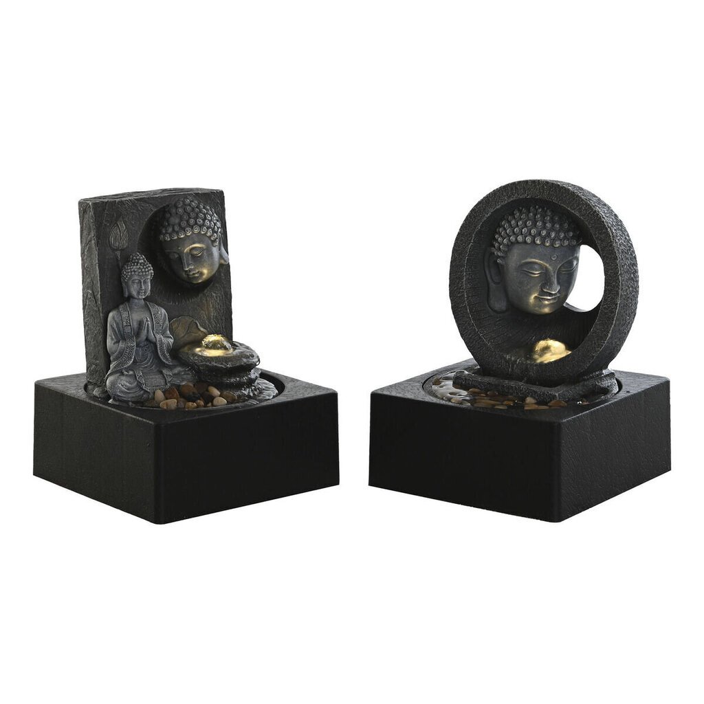 Dārza strūklaka DKD Home Decor Buddha, 2 gab. cena un informācija | Dārza dekori | 220.lv