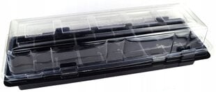 Mini plastmasas siltumnīca Vefi, 47x16 cm cena un informācija | Siltumnīcas | 220.lv