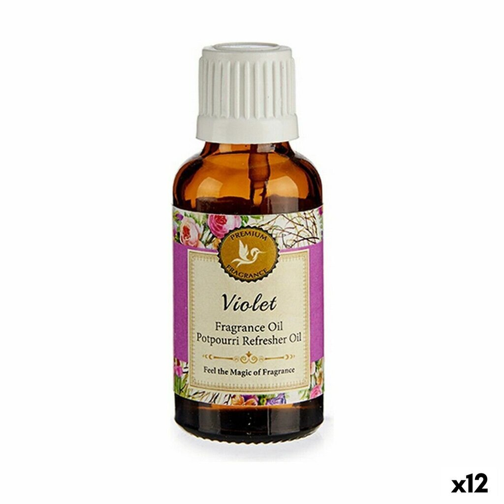 Aromātiskā eļļa Premium Fragrance Violet, 30 ml x 12 gab. cena un informācija | Ēteriskās eļļas, kosmētiskās eļļas, hidrolāti | 220.lv