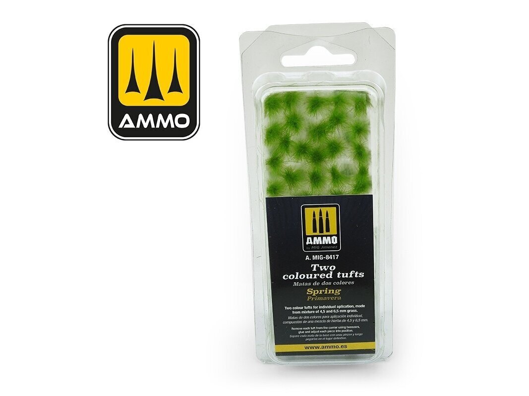 Ammo Mig - Two Coloured Tufts - Spring, 8417 цена и информация | Modelēšanas un zīmēšanas piederumi | 220.lv