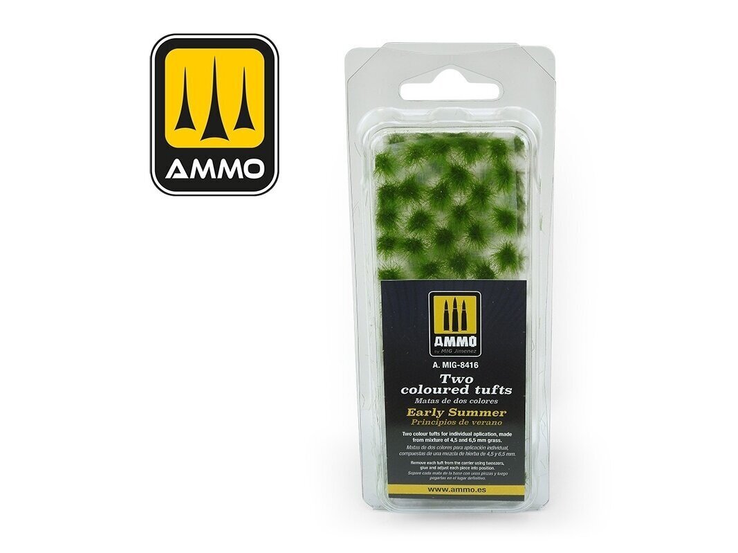 Ammo Mig - Two Coloured Tufts - Early Summer, 8416 cena un informācija | Modelēšanas un zīmēšanas piederumi | 220.lv