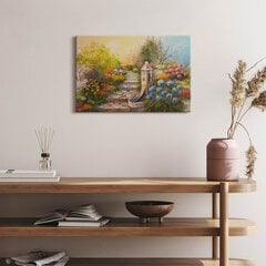 Glezna Eļļas sastāvs - akmens kāpnes mežā цена и информация | Картины | 220.lv
