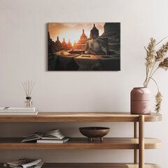 Glezna Skats uz meditējošu Budas statuju цена и информация | Картины | 220.lv
