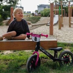 Bērnu velosipēds New Bike Player, rozā цена и информация | Балансировочные велосипеды | 220.lv
