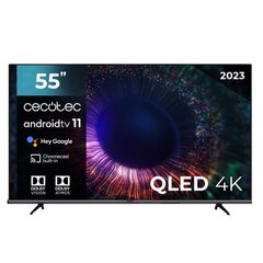 Телевизор Cecotec 02568 55" 4K Ultra HD QLED Android TV цена и информация | Телевизоры | 220.lv