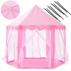 Bērnu rotaļu telts Fluxar home 5018, rozā, 140x135 cm cena un informācija | Bērnu rotaļu laukumi, mājiņas | 220.lv