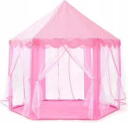Bērnu rotaļu telts Fluxar home 5018, rozā, 140x135 cm цена и информация | Детские игровые домики | 220.lv