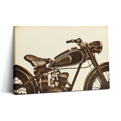 Glezna Retro sepia - vintage stila motocikls cena un informācija | Gleznas | 220.lv