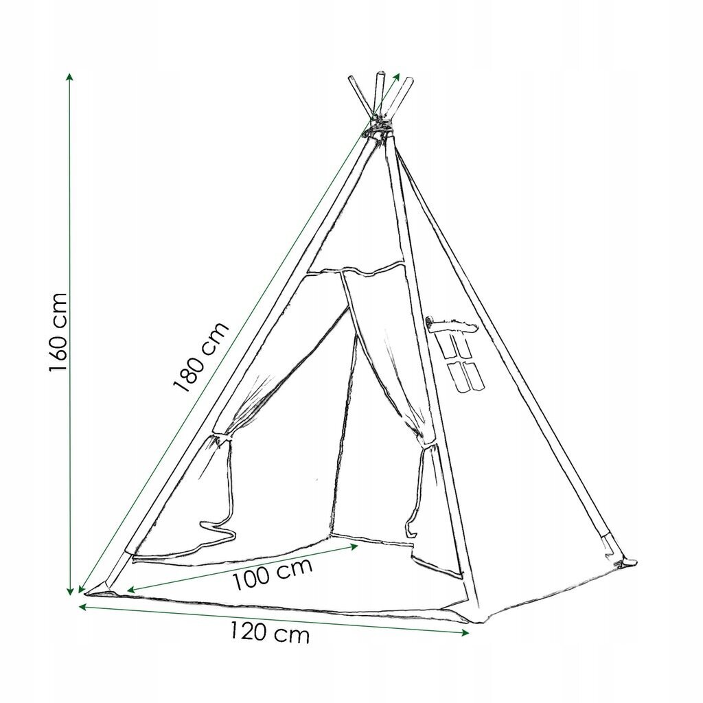 Bērnu rotaļu namiņš Fluxar home Igloo2, pelēks, 180 cm cena un informācija | Bērnu rotaļu laukumi, mājiņas | 220.lv