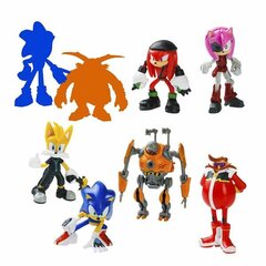 Figūru komplekts Sonic 8 gb. 6,5 cm цена и информация | Конструктор автомобилей игрушки для мальчиков | 220.lv