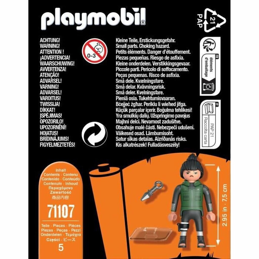 71107 Playmobil Naruto Shippuden Shikamaru цена и информация | Konstruktori | 220.lv