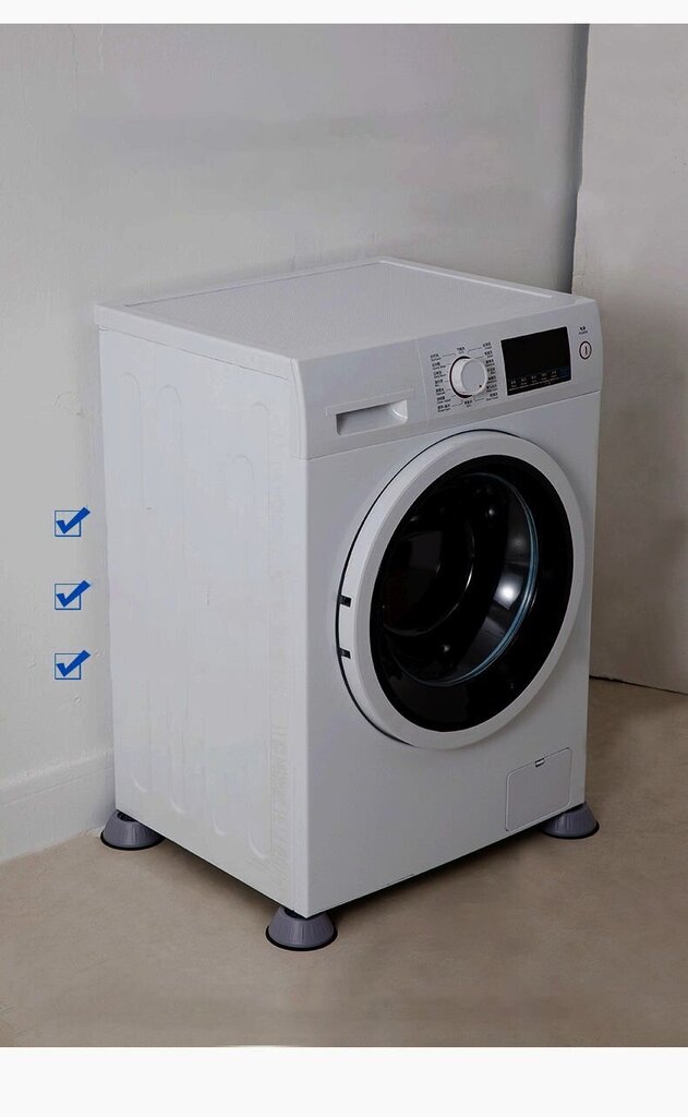 Pretvibrācijas paliktņi veļas mašīnām цена и информация | Lielās sadzīves tehnikas piederumi | 220.lv