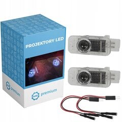 2 LED priekšējo lukturu komplekts ar logo ME Premium, Vw Passat B5 / B5 Fl 1996-2005 cena un informācija | Automašīnu spoguļi, restes, lukturi | 220.lv