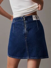 Calvin Klein Jeans svārki sievietēm Mr A Line Darted Mini Skirt 560077589, zili цена и информация | Юбки | 220.lv