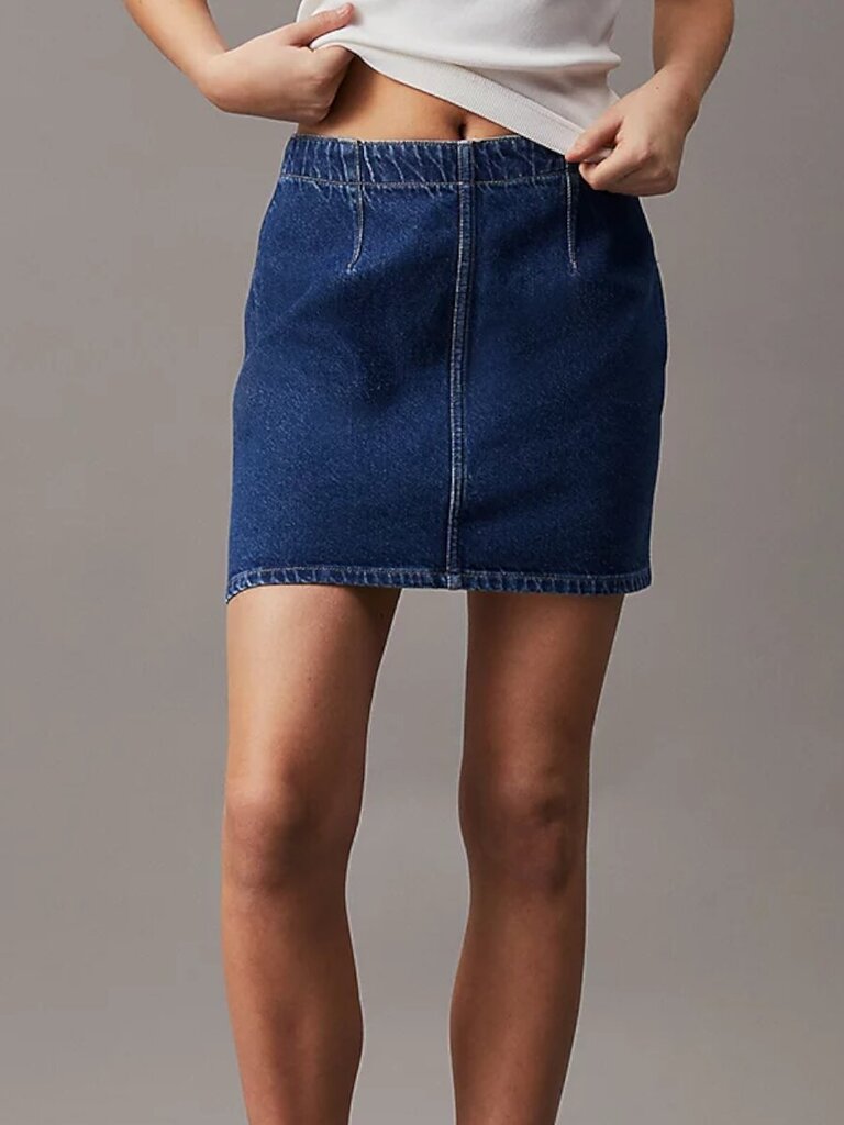 Calvin Klein Jeans svārki sievietēm Mr A Line Darted Mini Skirt 560077589, zili cena un informācija | Svārki | 220.lv