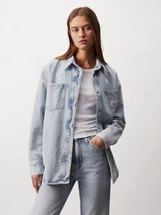 Calvin Klein Jeans krekls sievietēm Dad Denim Shirt 560077637, gaiši zils cena un informācija | Blūzes, sieviešu krekli | 220.lv