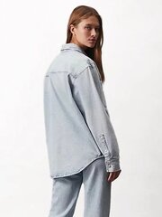 Calvin Klein Jeans krekls sievietēm Dad Denim Shirt 560077637, gaiši zils cena un informācija | Blūzes, sieviešu krekli | 220.lv