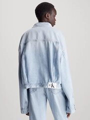 Calvin Klein Jeans virsjaka sievietēm Relaxed Denim Jacket 560078062, gaiši zila cena un informācija | Žaketes sievietēm | 220.lv