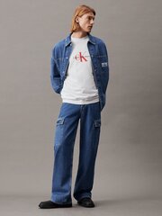 Calvin Klein Jeans krekls vīriešiem Oversized 560077972, gaiši zils цена и информация | Мужские рубашки | 220.lv