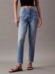 Calvin Klein Jeans džinsi sievietēm Mom Jean 30' 560077567, zili цена и информация | Женские джинсы | 220.lv