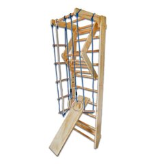 деревянная игровая площадка с канатами, 220 см цена и информация | Детские игровые домики | 220.lv