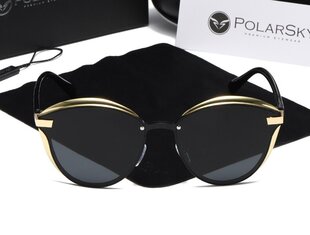 Brilles ar polarizāciju Uv400 sieviešu PolarSky цена и информация | НАКЛАДКИ НА СОЛНЦЕЗАЩИТНЫЕ ОЧКИ ДЛЯ КОРРЕКТИРУЮЩИХ ОЧКОВ | 220.lv