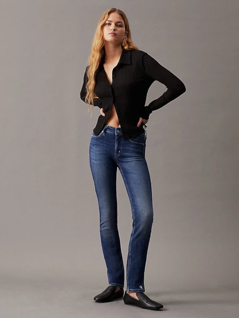 Calvin Klein Jeans džinsi sievietēm Mid Rise Skinny 30' 560077683, zili cena un informācija | Sieviešu džinsi | 220.lv