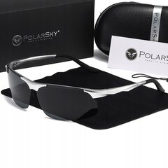 Sporta saulesbrilles PolarSky, melnas цена и информация | Спортивные очки | 220.lv