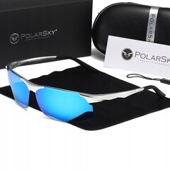 Sporta saulesbrilles PolarSky, zilas цена и информация | Спортивные очки | 220.lv