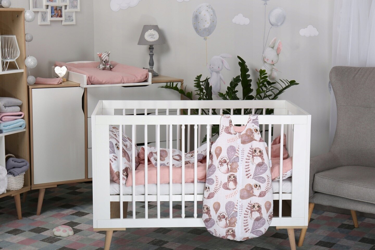Guļammaiss mazulim Babymam, pink, 75x43 cm cena un informācija | Spilveni, guļammaisi, konverti jaundzimušajiem | 220.lv
