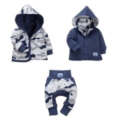 Komplekts zēniem Nini BB-44, zils cena un informācija | Apģērbu komplekti jaundzimušajiem | 220.lv